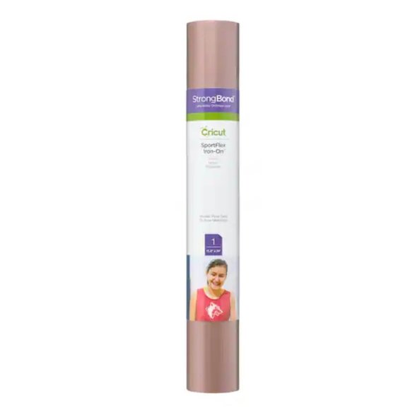 Cricut StrongBond Sportsflex Iron-On Vinyl - Metallic Rose Gold - NWT - Picture 1 of 4